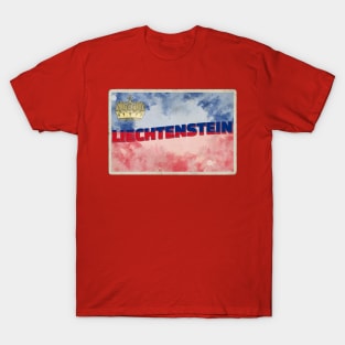 Liechtenstein Vintage style retro souvenir T-Shirt